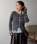 CAPRICIEUX LE'MAGE（カプリシューレマージュ）の「タンクSETアームラインカーディガン（カーディガン/ボレロ・FREE）」