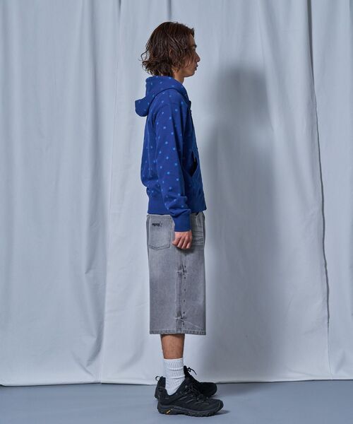 SEQUENZ（シークエンズ）の「【sqnz（エスキュンズ）】sqnz logo pt zip p/k / ユニセックス ジップパーカー フーディ 裏毛 ワンポイント ダブルジップ 花柄 星柄（パーカー・メンズ・その他3/その他4/グレー/モカ・MEDIUM/LARGE/SMALL）」の19枚目の写真