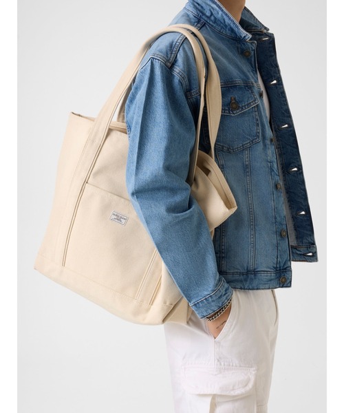 GUESS JEANS Big Tote Canvas Bag キャンバスバッグ | GUESS(ゲス