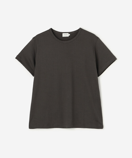 handvaerk(ハンドバーク)の「handvaerk | 60/2 CREW NECK T-SHIRT WOMEN(Tシャツ/カットソー・レディース・ブラック/グレー系その他/ダークグレー/ホワイト/ホワイト系その他・S/M)」の4枚目の写真