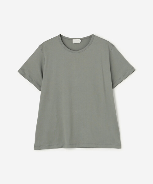 handvaerk(ハンドバーク)の「handvaerk | 60/2 CREW NECK T-SHIRT WOMEN(Tシャツ/カットソー・レディース・ブラック/グレー系その他/ダークグレー/ホワイト/ホワイト系その他・S/M)」の7枚目の写真