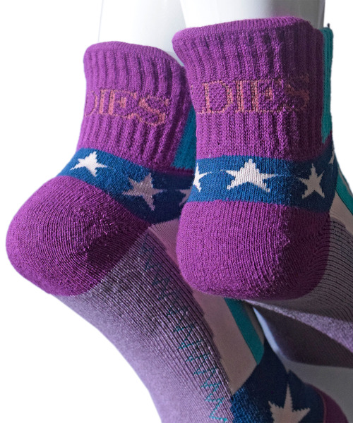 ALDIES(アールディーズ)の「USA Socks / ユーエスエーソックス(ソックス/靴下・メンズ・パープル/レッド/グリーン・WOMENS/MENS)」の20枚目の写真
