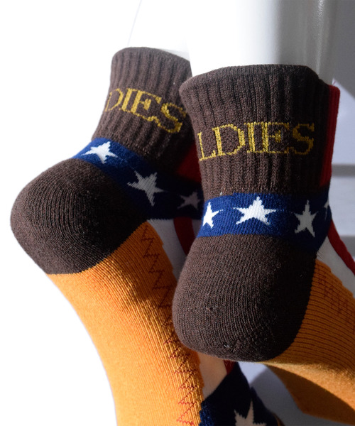 ALDIES(アールディーズ)の「USA Socks / ユーエスエーソックス(ソックス/靴下・メンズ・パープル/レッド/グリーン・WOMENS/MENS)」の14枚目の写真