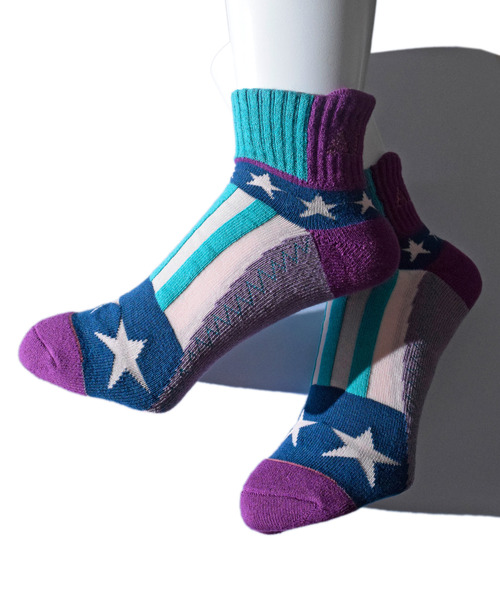 ALDIES(アールディーズ)の「USA Socks / ユーエスエーソックス(ソックス/靴下・メンズ・パープル/レッド/グリーン・WOMENS/MENS)」の4枚目の写真