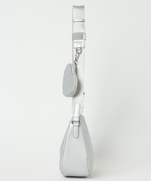 GLOBAL WORK（グローバルワーク）の「ハーフムーンポーチツキBAG/657850（ショルダーバッグ・キッズ・シルバー/ブラック/イエロー・ONE SIZE）」の17枚目の写真