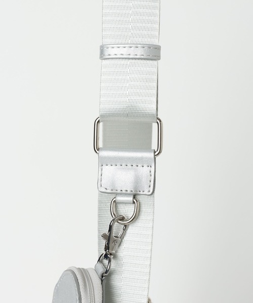 GLOBAL WORK（グローバルワーク）の「ハーフムーンポーチツキBAG/657850（ショルダーバッグ・キッズ・シルバー/ブラック/イエロー・ONE SIZE）」の20枚目の写真