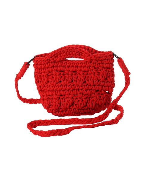 SUBLIME（サブライム）の「SUBLiMEROW / サブライムロー HAND ROPE POUCH（ショルダーバッグ・レディース・ブラック/レッド/ブルー/イエロー・FREE）」の4枚目の写真