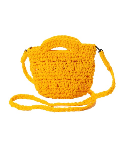 SUBLIME（サブライム）の「SUBLiMEROW / サブライムロー HAND ROPE POUCH（ショルダーバッグ・レディース・ブラック/レッド/ブルー/イエロー・FREE）」の3枚目の写真