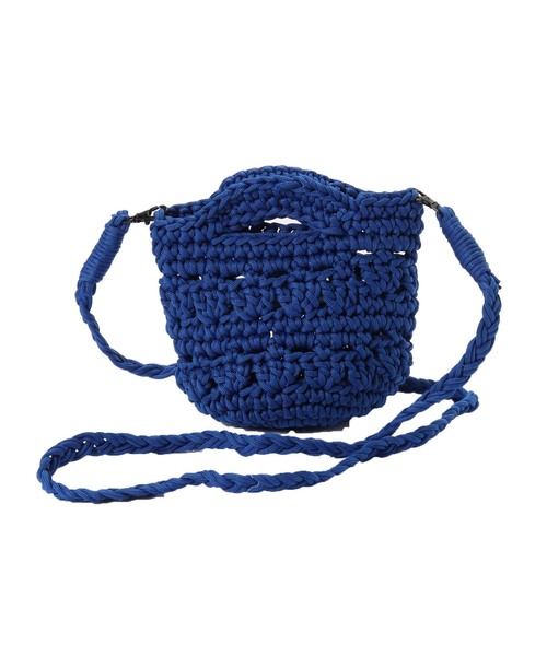 SUBLIME（サブライム）の「SUBLiMEROW / サブライムロー HAND ROPE POUCH（ショルダーバッグ・レディース・ブラック/レッド/ブルー/イエロー・FREE）」の2枚目の写真