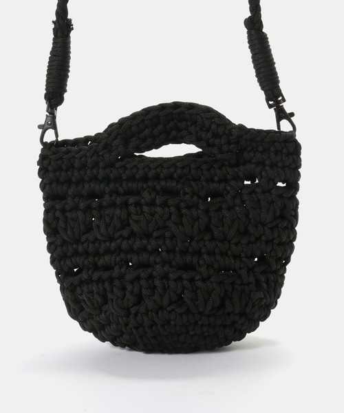 SUBLIME（サブライム）の「SUBLiMEROW / サブライムロー HAND ROPE POUCH（ショルダーバッグ・レディース・ブラック/レッド/ブルー/イエロー・FREE）」の5枚目の写真