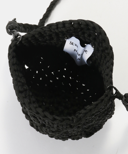 SUBLIME（サブライム）の「SUBLiMEROW / サブライムロー HAND ROPE POUCH（ショルダーバッグ・レディース・ブラック/レッド/ブルー/イエロー・FREE）」の9枚目の写真
