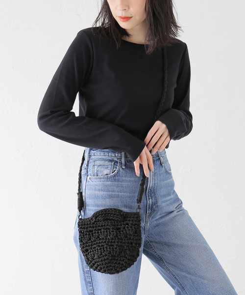 SUBLIME（サブライム）の「SUBLiMEROW / サブライムロー HAND ROPE POUCH（ショルダーバッグ・レディース・ブラック/レッド/ブルー/イエロー・FREE）」の16枚目の写真