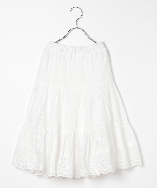 KIDS】裾レースティアードスカート 647972（スカート）｜LEPSIM