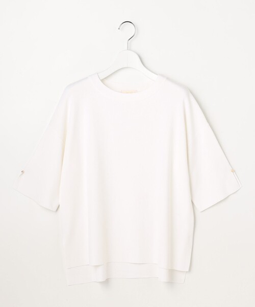 ANY SIS（エニィスィス）の「【アイスタッチ】ボートネックニット プルオーバー（ニット/セーター・レディース・グレー系/ネイビー系9/ライトグレー系2/ベージュ系2/イエロー系/ホワイト系9/レッド系/スカイブルー系・X-SMALL）」の20枚目の写真