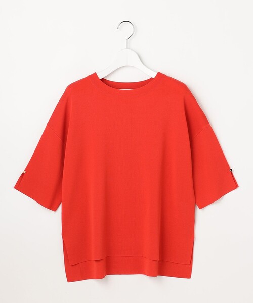 ANY SIS（エニィスィス）の「【アイスタッチ】ボートネックニット プルオーバー（ニット/セーター・レディース・グレー系/ネイビー系9/ライトグレー系2/ベージュ系2/イエロー系/ホワイト系9/レッド系/スカイブルー系・X-SMALL）」の18枚目の写真