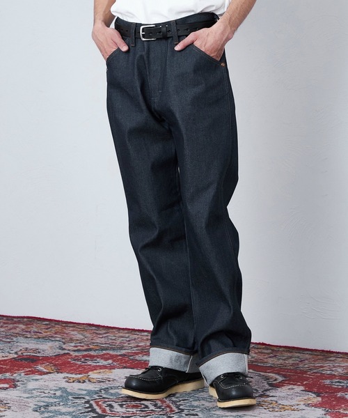 Lee(リー)の「Wrangler/ラングラー【US ORIGINAL】13MWZ ストレートジーンズ(デニムパンツ・メンズ・ノンウォッシュ/ブルー・28/30/32/34/36)」の3枚目の写真