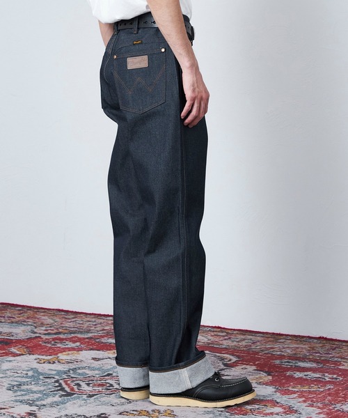 Lee(リー)の「Wrangler/ラングラー【US ORIGINAL】13MWZ ストレートジーンズ(デニムパンツ・メンズ・ノンウォッシュ/ブルー・28/30/32/34/36)」の5枚目の写真