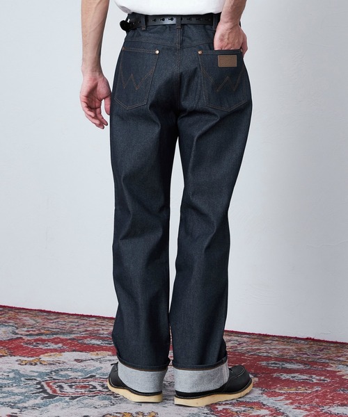 Lee(リー)の「Wrangler/ラングラー【US ORIGINAL】13MWZ ストレートジーンズ(デニムパンツ・メンズ・ノンウォッシュ/ブルー・28/30/32/34/36)」の6枚目の写真