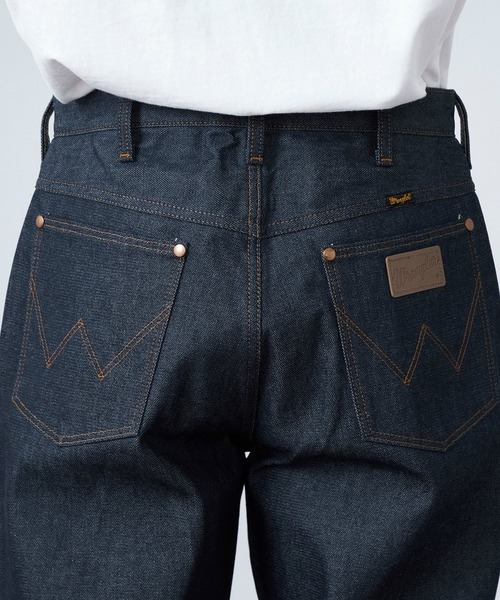Lee(リー)の「Wrangler/ラングラー【US ORIGINAL】13MWZ ストレートジーンズ(デニムパンツ・メンズ・ノンウォッシュ/ブルー・28/30/32/34/36)」の8枚目の写真
