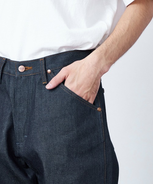 Lee(リー)の「Wrangler/ラングラー【US ORIGINAL】13MWZ ストレートジーンズ(デニムパンツ・メンズ・ノンウォッシュ/ブルー・28/30/32/34/36)」の9枚目の写真