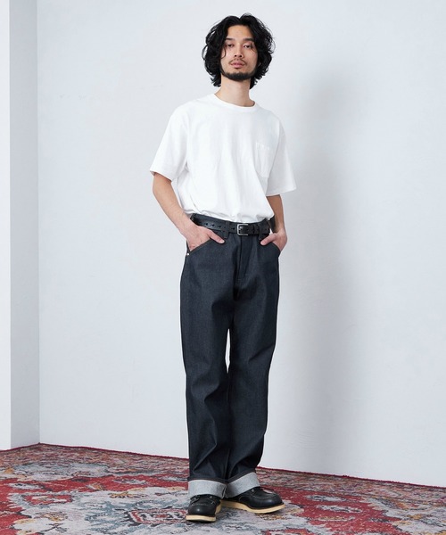 Lee(リー)の「Wrangler/ラングラー【US ORIGINAL】13MWZ ストレートジーンズ(デニムパンツ・メンズ・ノンウォッシュ/ブルー・28/30/32/34/36)」の13枚目の写真