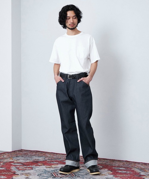 Lee(リー)の「Wrangler/ラングラー【US ORIGINAL】13MWZ ストレートジーンズ(デニムパンツ・メンズ・ノンウォッシュ/ブルー・28/30/32/34/36)」の14枚目の写真