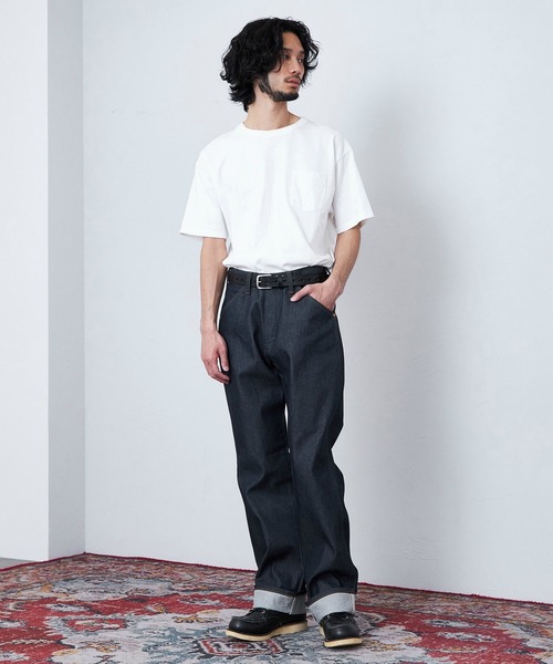 Lee(リー)の「Wrangler/ラングラー【US ORIGINAL】13MWZ ストレートジーンズ(デニムパンツ・メンズ・ノンウォッシュ/ブルー・28/30/32/34/36)」の15枚目の写真