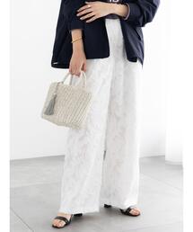 Te chichi | カットジャガードパンツ(セットアップ可)(その他パンツ)