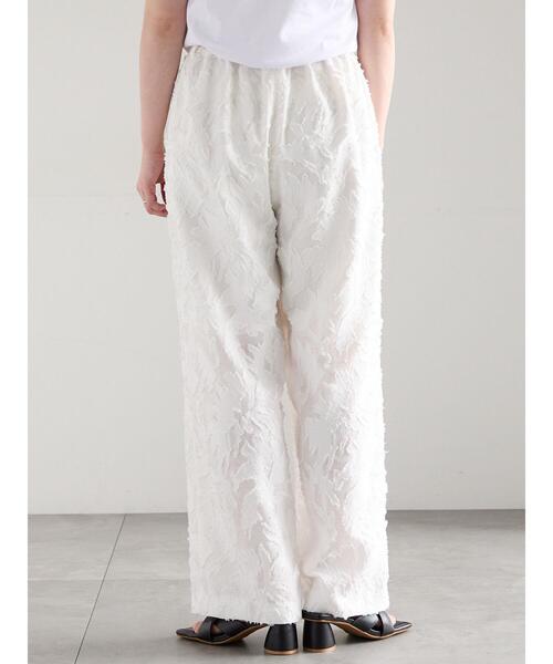 Te chichi（テチチ）の「カットジャガードパンツ(セットアップ可)（その他パンツ・レディース・ブラック/オフホワイト・F）」の10枚目の写真