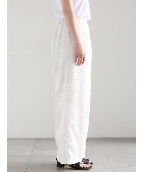 Te chichi（テチチ）の「カットジャガードパンツ(セットアップ可)（その他パンツ・レディース・ブラック/オフホワイト・F）」の11枚目の写真