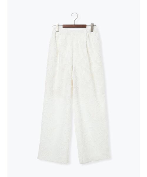 Te chichi（テチチ）の「カットジャガードパンツ(セットアップ可)（その他パンツ・レディース・ブラック/オフホワイト・F）」の18枚目の写真