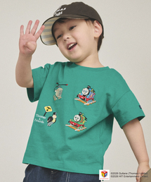 Thomas（トーマス）の「【きかんしゃトーマス】刺しゅう半袖Tシャツ（Tシャツ/カットソー）」