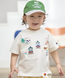 Thomas（トーマス）の「【きかんしゃトーマス】刺しゅう半袖Tシャツ（Tシャツ/カットソー）」