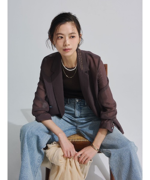 anuans(アニュアンス)の「【0サイズあり】Wide leg denim(デニムパンツ・レディース・ベージュ/インディゴブルー/ライトブルー・X-SMALL/SMALL/MEDIUM)」の10枚目の写真