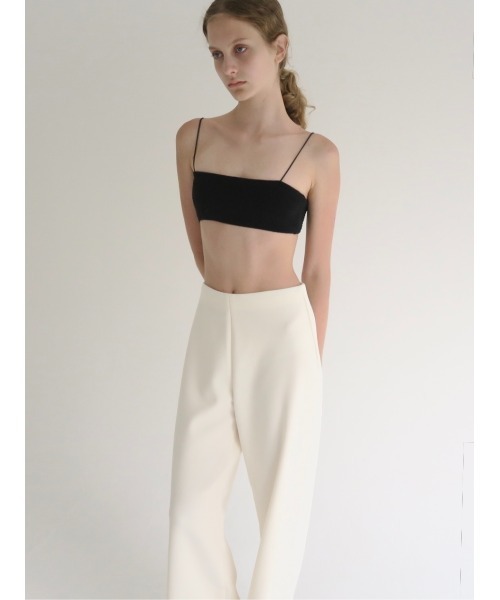 NOWNS（ナウンス）の「Ines | Soft banding pants（スラックス・レディース・ブラック/アイボリー/ネイビー・FREE/1/2）」の13枚目の写真