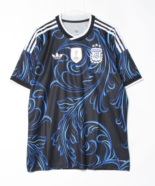 adidas（アディダス）の「アルゼンチン代表 26 アウェイ レプリカ ユニフォーム / アディダス adidas（Tシャツ/カットソー・メンズ・ブラック・XX-LARGE/XXX-LARGE/LARGE/MEDIUM/SMALL/X-LARGE）」の6枚目の写真