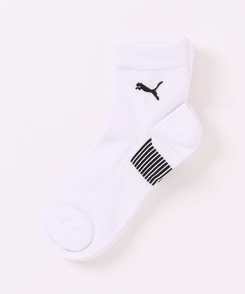 PUMA（プーマ）の「PUMA プーマ ショートソックス 靴下 3足組 メンズ レディース 23~28cm 消臭 ソフトフィット（ソックス/靴下・メンズ・グレー系1/グレー系/ブラック系/ホワイト系/ブラック系2・26-28cm (L)/24-26cm (M)/23-25cm）」の2枚目の写真