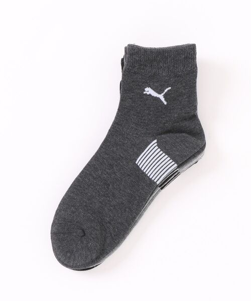 PUMA（プーマ）の「PUMA プーマ ショートソックス 靴下 3足組 メンズ レディース 23~28cm 消臭 ソフトフィット（ソックス/靴下・メンズ・グレー系1/グレー系/ブラック系/ホワイト系/ブラック系2・26-28cm (L)/24-26cm (M)/23-25cm）」の4枚目の写真