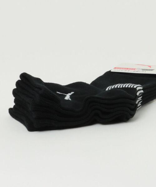 PUMA（プーマ）の「PUMA プーマ ショートソックス 靴下 3足組 メンズ レディース 23~28cm 消臭 ソフトフィット（ソックス/靴下・メンズ・グレー系1/グレー系/ブラック系/ホワイト系/ブラック系2・26-28cm (L)/24-26cm (M)/23-25cm）」の10枚目の写真