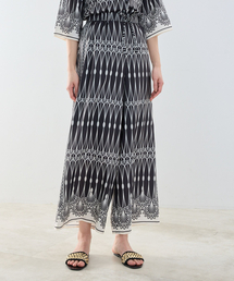 NARACAMICIE | 【NARACAMICIE】【セットアップ対応】ライン幾何柄パンツ(その他パンツ)