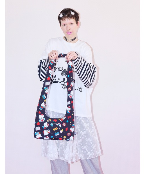 Little sunny bite(リトルサニーバイト)の「【8】【it】【Little sunny bite】hello kitty x little sunny bite shoulder bag(ショルダーバッグ・レディース・ブラック/ピンク/ホワイト・FREE)」の14枚目の写真