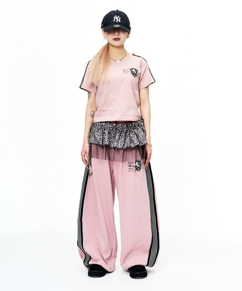 sedacle(セダクル)の「ダートサイドラインスウェットパンツ(スウェットパンツ・レディース・ブラック/ライトピンク/オフホワイト/チャコールグレー・SMALL/MEDIUM/LARGE)」の13枚目の写真