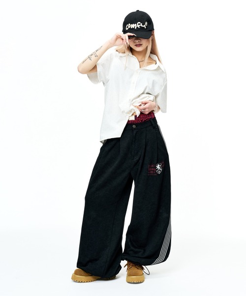 sedacle(セダクル)の「ダートサイドラインスウェットパンツ(スウェットパンツ・レディース・ブラック/ライトピンク/オフホワイト/チャコールグレー・SMALL/MEDIUM/LARGE)」の19枚目の写真
