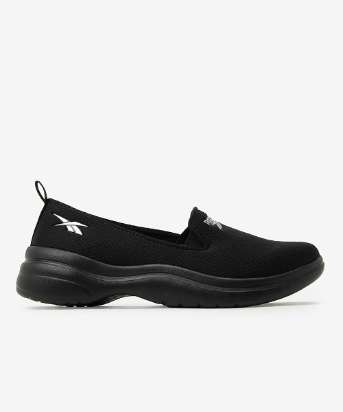 Reebok(リーボック)の「ストライド フロウ スリップ / STRIDE FLOW SLIP(スリッポン・レディース・ブラック/パープル/ネイビー・22.0cm/26.0cm/25.5cm/25.0cm/24.0cm/24.5cm/23.5cm/23.0cm/22.5cm)」の2枚目の写真