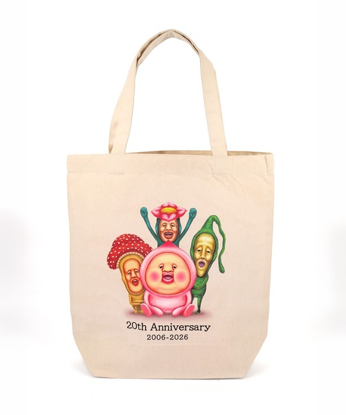 THE BAREFOOT(ベアフット)の「【 こびとづかん 】 20th Anniversary キャラクター トートバッグ WNI(トートバッグ・レディース・ナチュラル/ブラック・FREE)」の1枚目の写真