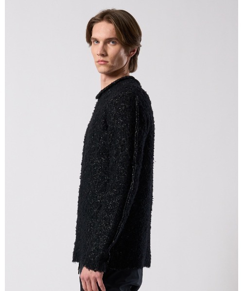wjk(ダヴルジェイケイ)の「fancy yarn crew-neck knit(ニット/セーター・メンズ・ホワイト/チャコールグレー/ブラック・SMALL/MEDIUM/LARGE/X-LARGE)」の7枚目の写真
