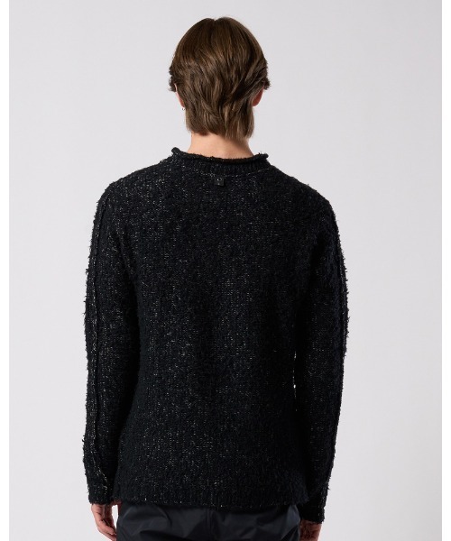 wjk(ダヴルジェイケイ)の「fancy yarn crew-neck knit(ニット/セーター・メンズ・ホワイト/チャコールグレー/ブラック・SMALL/MEDIUM/LARGE/X-LARGE)」の8枚目の写真