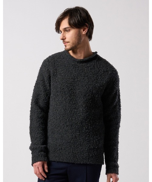 wjk(ダヴルジェイケイ)の「fancy yarn crew-neck knit(ニット/セーター・メンズ・ホワイト/チャコールグレー/ブラック・SMALL/MEDIUM/LARGE/X-LARGE)」の14枚目の写真