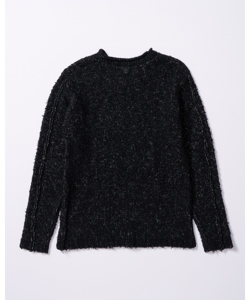 wjk(ダヴルジェイケイ)の「fancy yarn crew-neck knit(ニット/セーター・メンズ・ホワイト/チャコールグレー/ブラック・SMALL/MEDIUM/LARGE/X-LARGE)」の5枚目の写真