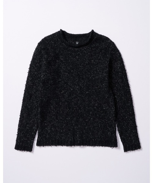 wjk(ダヴルジェイケイ)の「fancy yarn crew-neck knit(ニット/セーター・メンズ・ホワイト/チャコールグレー/ブラック・SMALL/MEDIUM/LARGE/X-LARGE)」の4枚目の写真